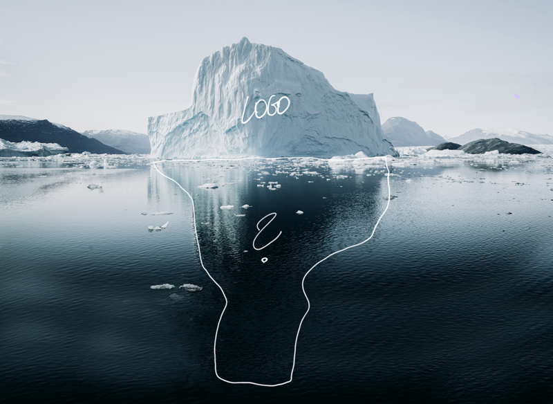 Das Logo ist nur die Spitze eines Eisbergs